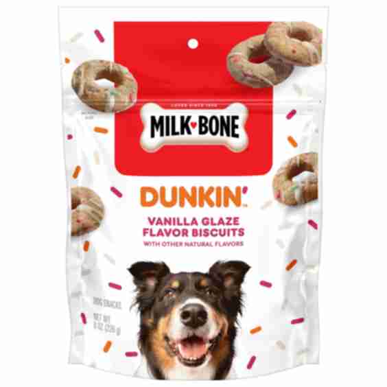 Dunkin’ Vanilla Glaze Flavor Dog Biscuits