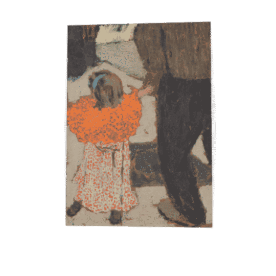 Child With Scarf Print 1891