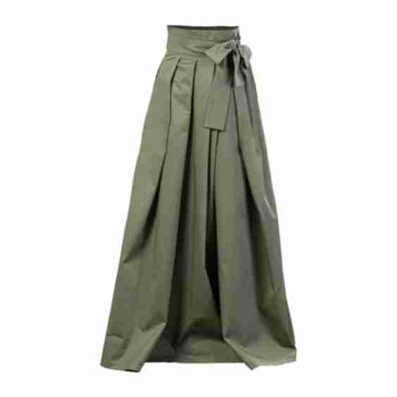 Formal Pleated Long Skirt