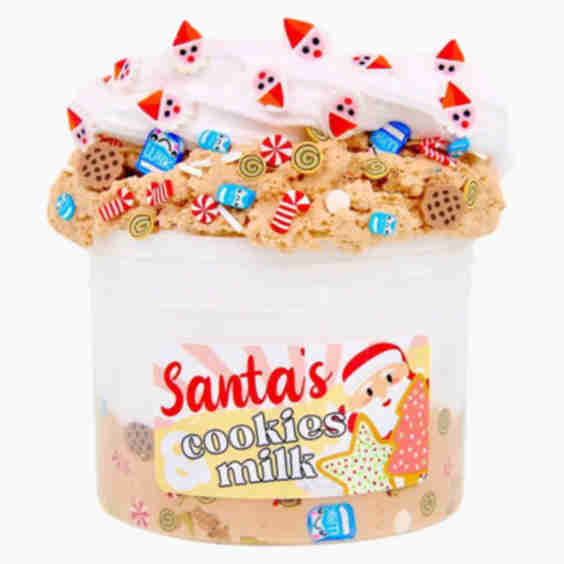 Santa's Cookies & Milk Butter Slime