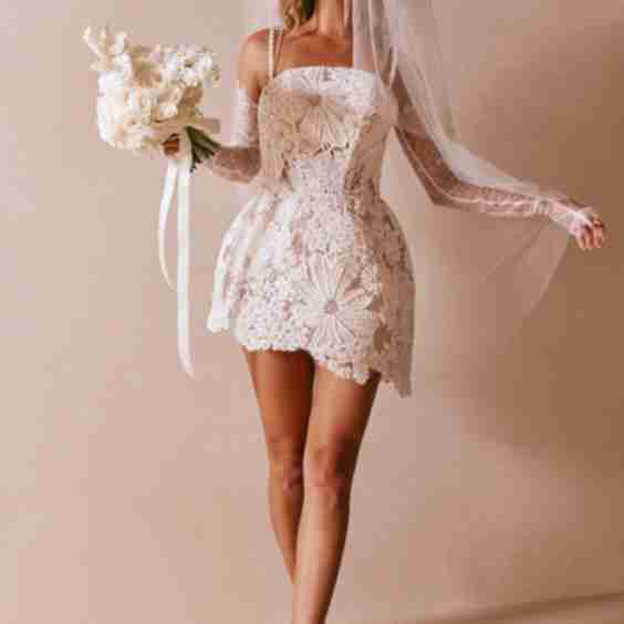 Ravella Short Lace Wedding Dress