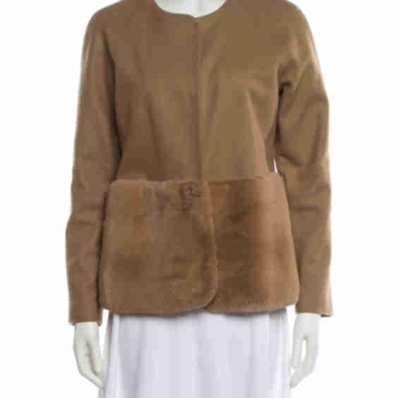 Wool Faux Fur Jacket