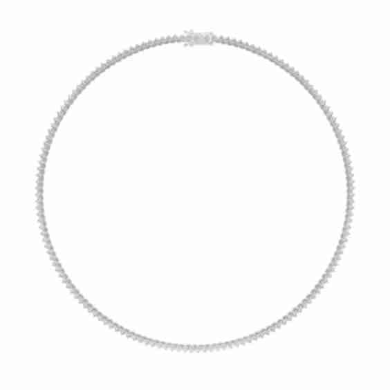 Signature x HF Fine Jewelry 3 Prong Diamond Tennis Necklace