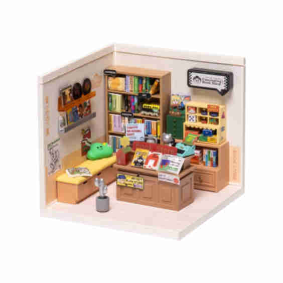 Fascinating Book Store Super Creator Miniature House DW004