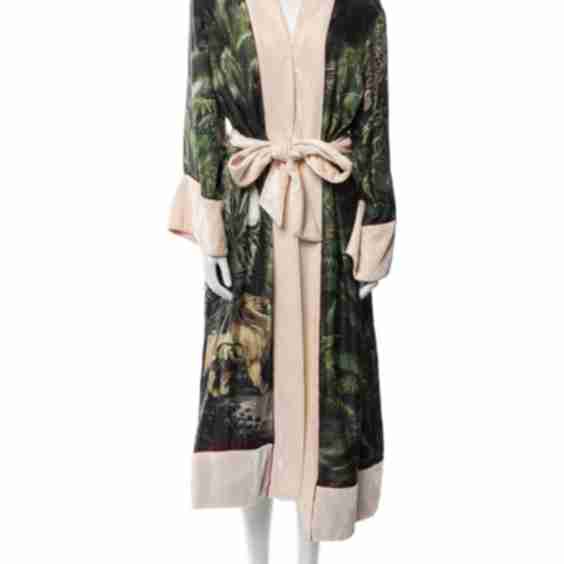Silk Printed Robe