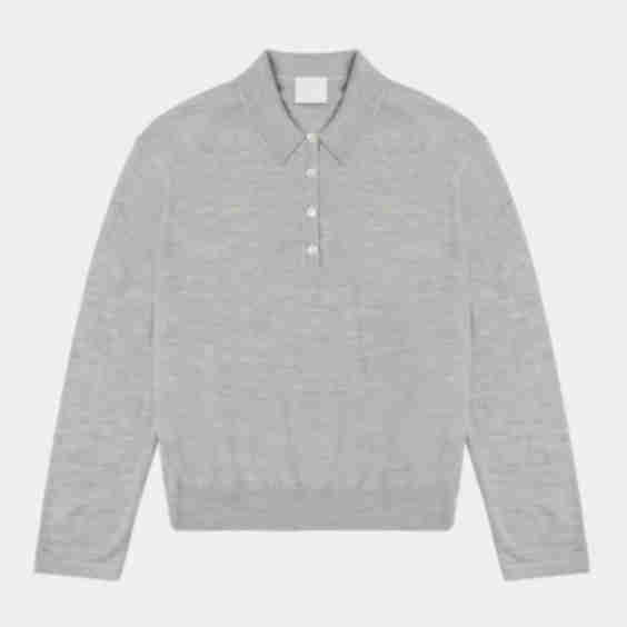Wool LS Polo Shirt