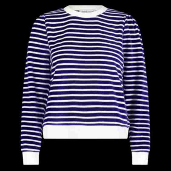Stripe Poppy Top