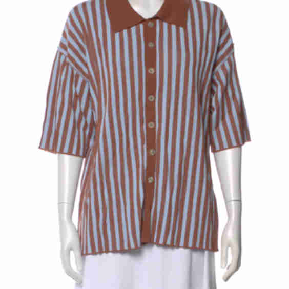 Striped Short Sleeve Top 
