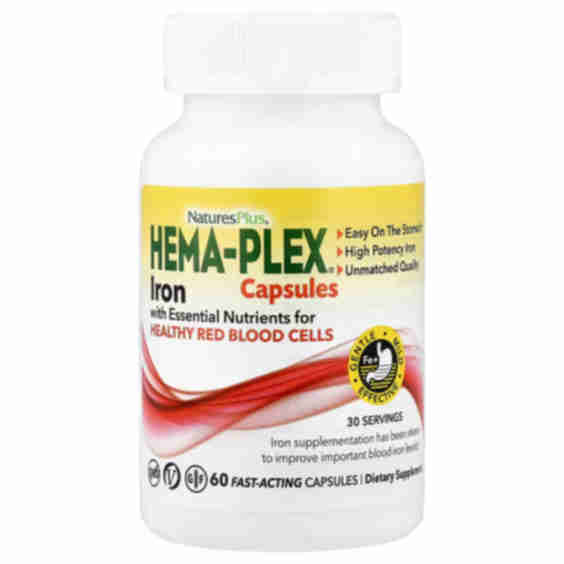 Hema-Plex Iron Capsules,  60 Capsules