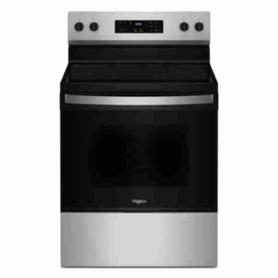 30-inch Electric Range with No Preheat Mode and Steam Clean