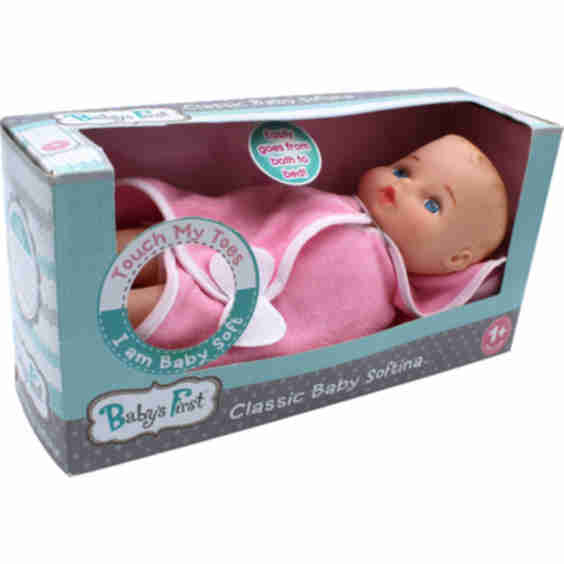 Baby's First Bathtime with Softina Toy Doll