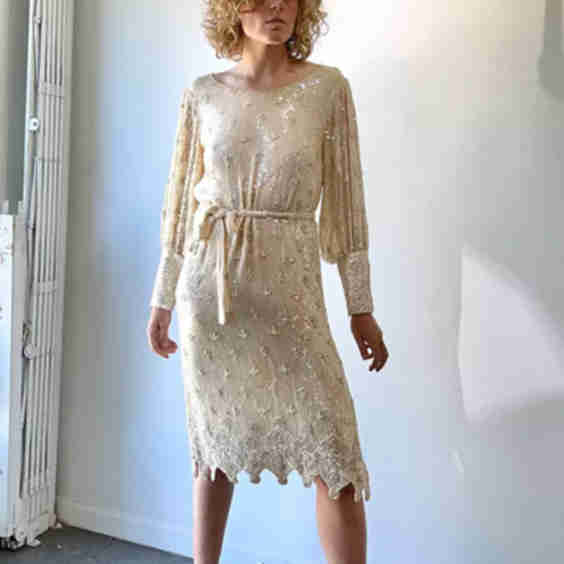Vintage Sistermax Sequin Cocktail Dress 