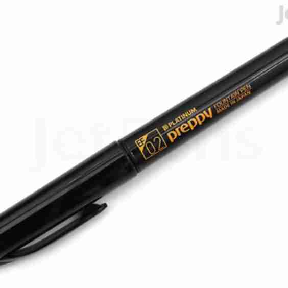 Preppy Black Edition Fountain Pen - 02 Extra Fine - Limited Edition