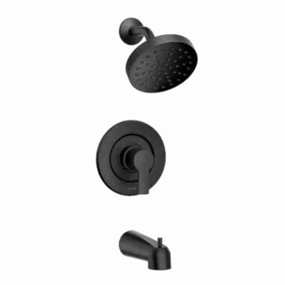 1-Handle Single Function Round Bathtub and Shower Faucet ( Valve Included )