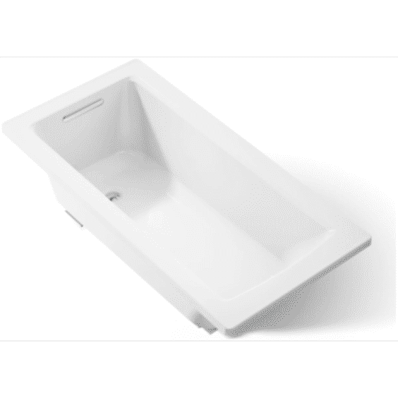 Archer 60" Drop In Acrylic Soaking Tub With Reversible Drain And Overflow