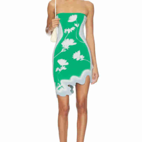 Lyndon Wavy Mini Dress