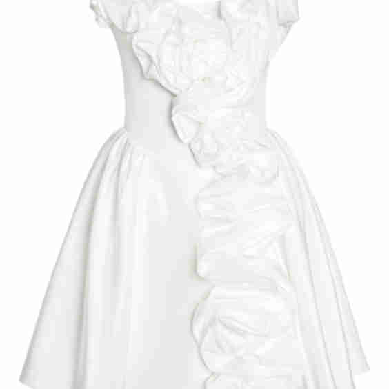 Corset Ruffled Mini Dress