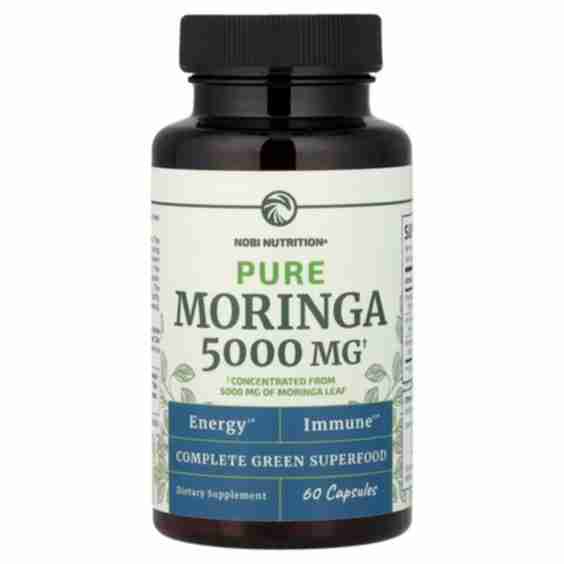 Pure Moringa 5,000 mg†, 60 Capsules