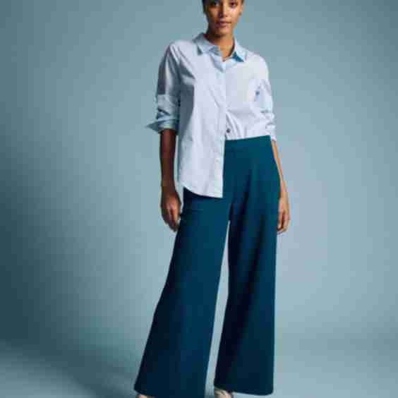 Stephanie Wide Leg Ponte Pants