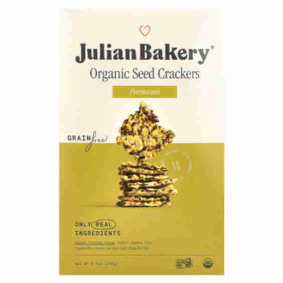 Organic Seed Crackers, Parmesan