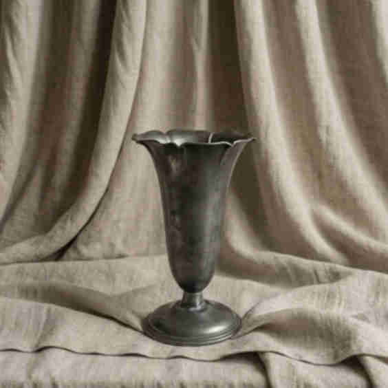 Antique Pewter Vase no.I