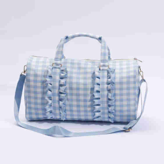 Gingham Overnight Bag