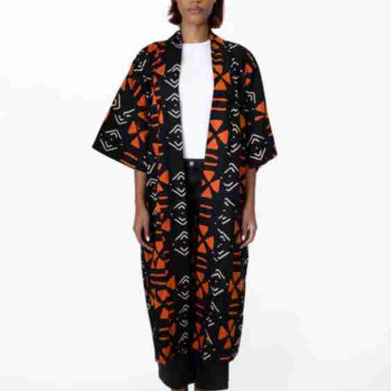 Ondina African Print Kimono 