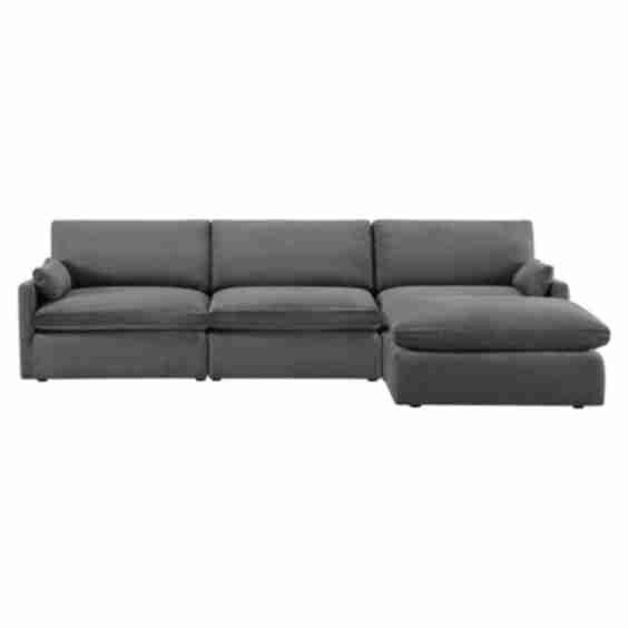 Kenna Modular 4 Seat Sofa Chaise Sectional