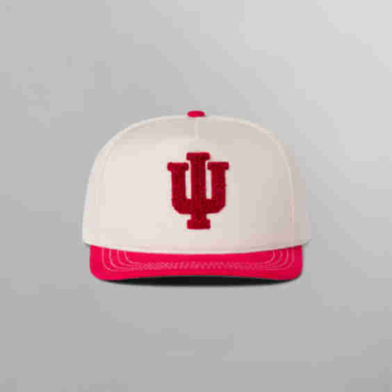 Indiana University Chenille 5 Panel Cap