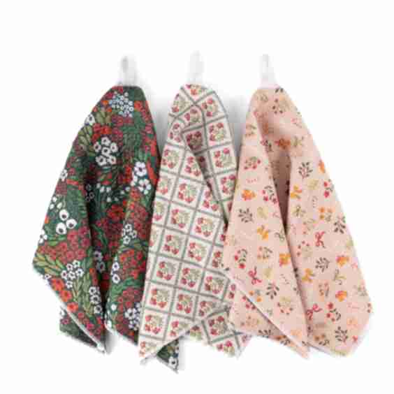 Pack of 3 Microfiber Kitchen Towels Christmas Edition