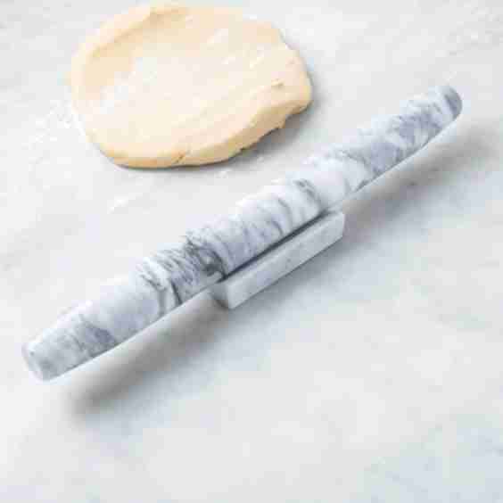 Ksp Bake Marble French Rolling Pin White
