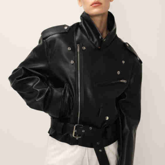 Emma Pleather Rider Jacket