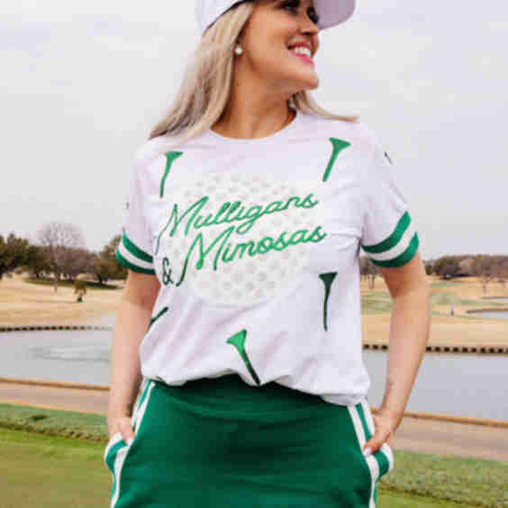 Mulligans & Mimosas Sparkle Tee