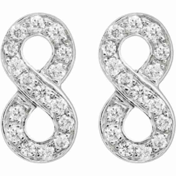 Tiny Infinity Stud Earrings