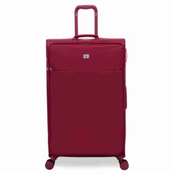 Lustrous Luxe 32" Softside Checked 8 Wheel Spinner (French Port)