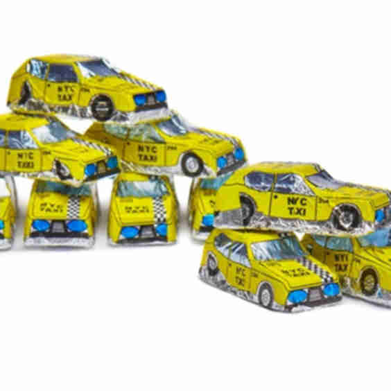 Chocolate NYC Taxis (Box of 20)