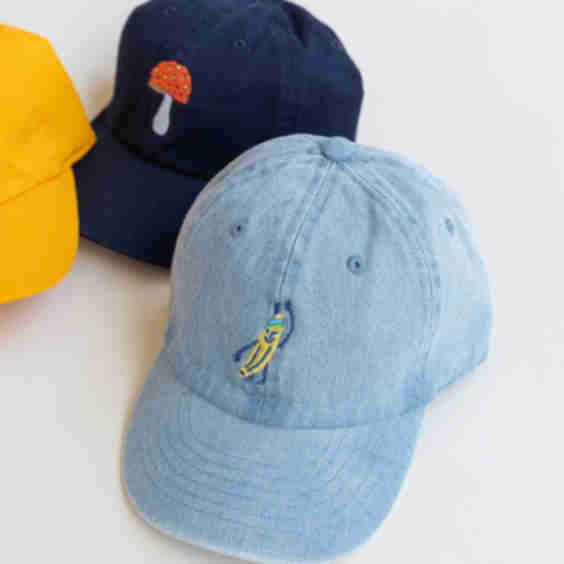 Light Denim Sporty Banana Cap
