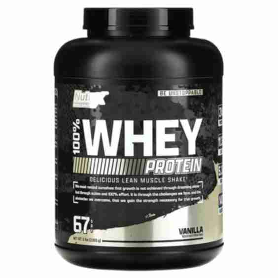 100% Whey Protein, Vanilla, 5 lb