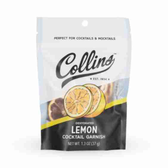 Dehydrated Lemon Cocktail Garnish 