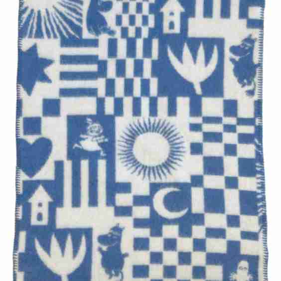 Moomin Play Brushed Wool Blanket