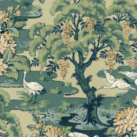 Hanae Trees Botanical Wallpaper