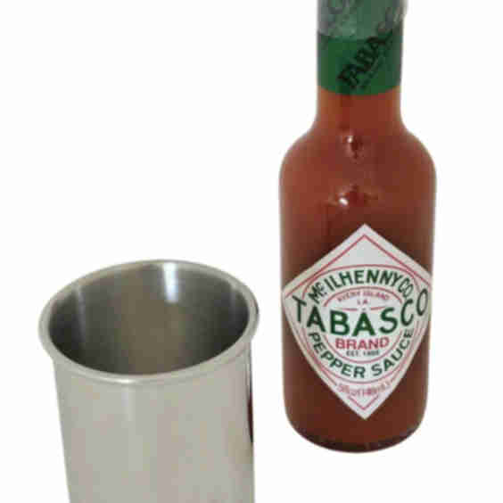 Polished Pewter Tabasco Sauce Holder