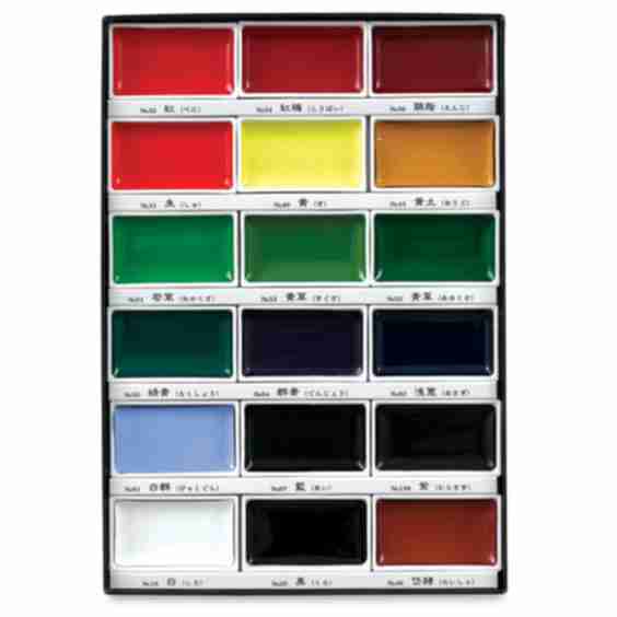 Gansai Tambi Watercolor Set Of 18