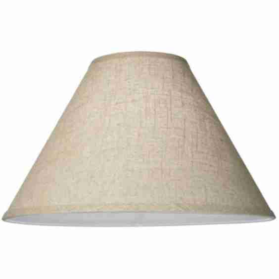 Denni Fine Burlap Empire Shade 6x17x11.5 (Spider)