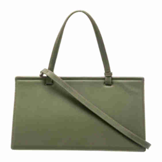 Leather Top Handle Bag