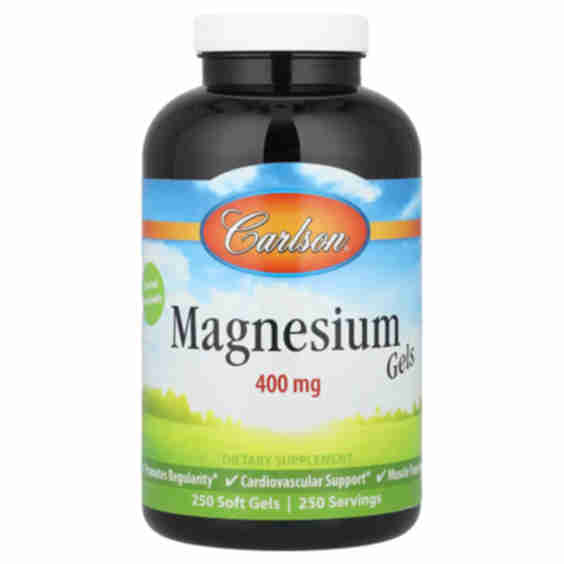 Magnesium Gels, 400 mg, 250 Soft Gels
