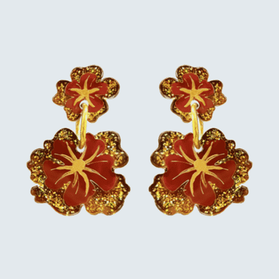 Cherry Glimmer Earrings