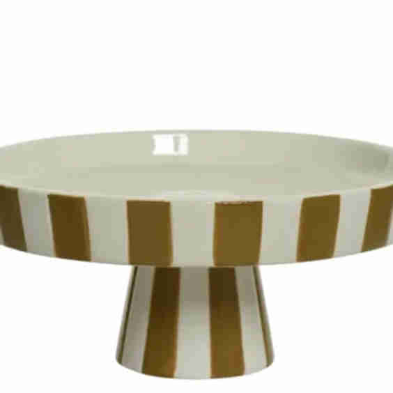 Striped Cake Stand (Small)