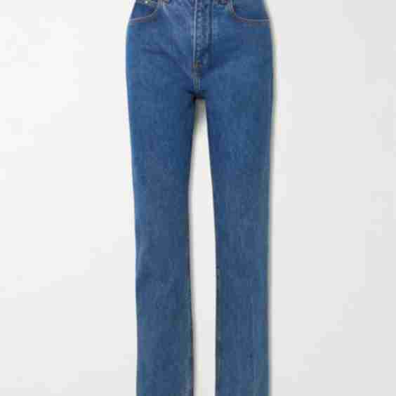 Noon High-Rise Straight-Leg Jeans