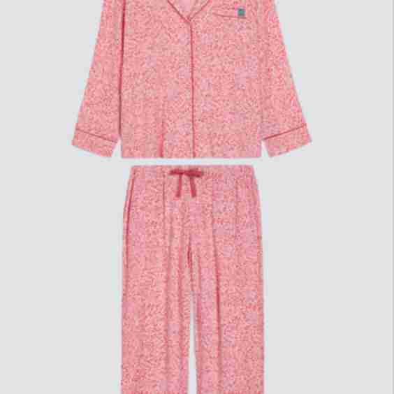 Ditsy  Long Pj Set